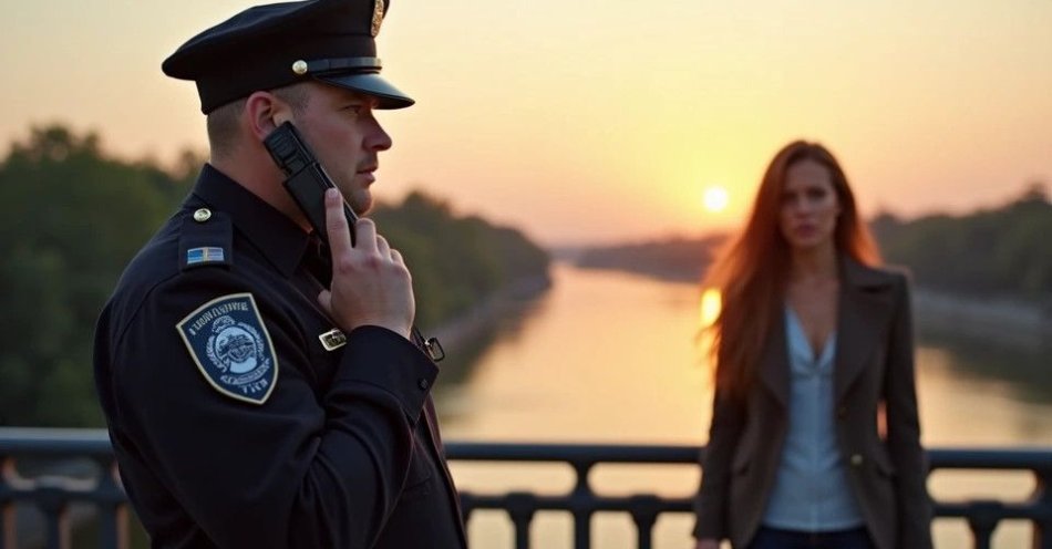 zdjęcie: Policja z Opola uratowała 24 latkę przy moście / TM/ przykładowa ilustracja