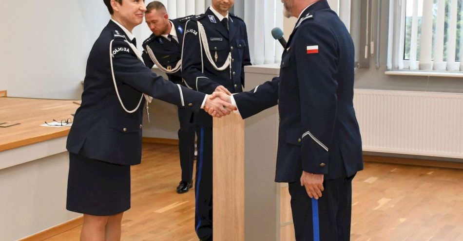 zdjęcie: Leszek Głuchowski nowym Komendantem Miejskim Policji w Słupsku / fot. KMP w Słupsku