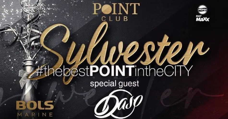 zdjęcie: SYLWESTER w #thebestPOINTintheCITY DASO 31.12.2025 POINT Club Bydgoszcz / kupbilecik24.pl / SYLWESTER w #thebestPOINTintheCITY / DASO / 31.12.2025 / POINT Club Bydgoszcz