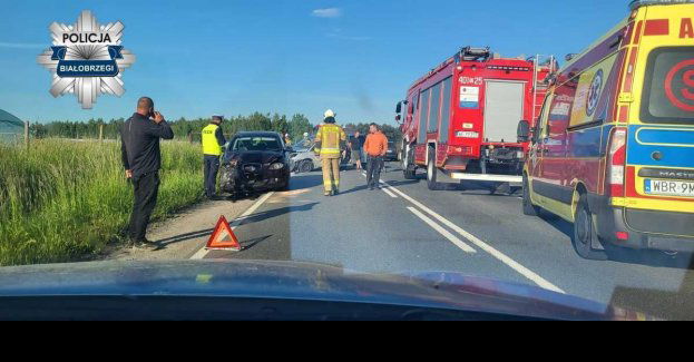 Wypadek w Wyśmierzycach, 5 osób rannych