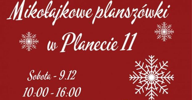 Mikołajkowe planszówki w Planecie 11-9 XII