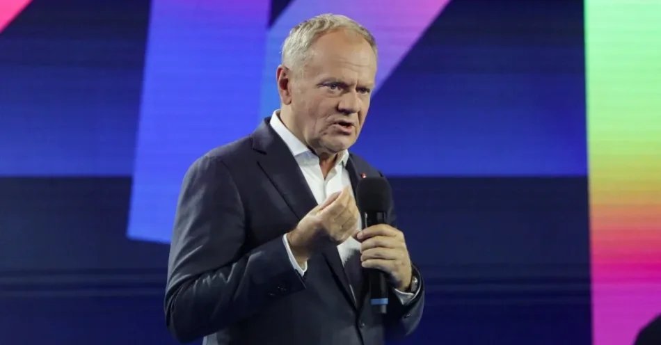 zdjęcie: Tusk: Rosja szykuje się do eskalacji, najbliższe 7-8 miesięcy będzie krytyczne / Olsztyn, 28.08.2026. Premier Donald Tusk podczas spotkania w ramach Campusu Polska Przyszłości 2026 w Olsztynie, 28 bm. Organizatorem Campusu Polska Przyszłości jest Fundacja Campus Polska. (sko) PAP/Tomasz Waszczuk