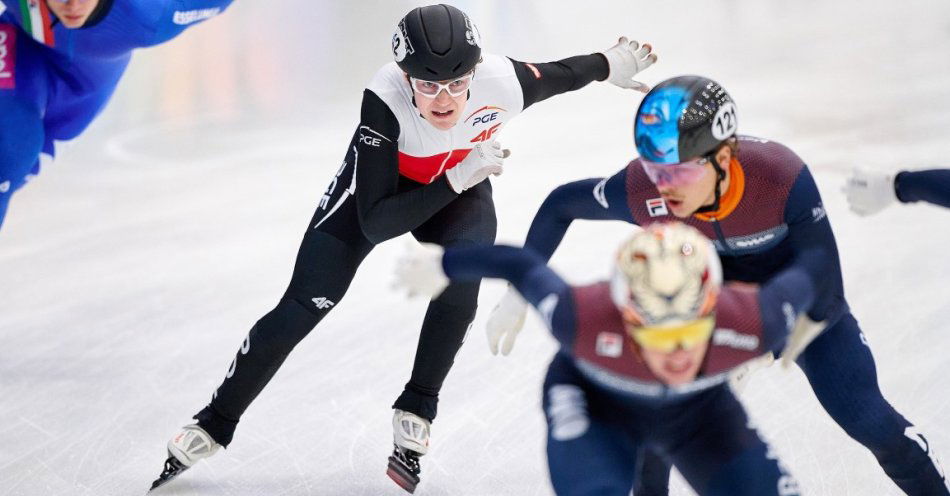 zdjęcie: Felix Pigeon czwarty w Europie na 500 metrów! O krok od podium ME w short tracku / fot. Rafał Oleksiewicz