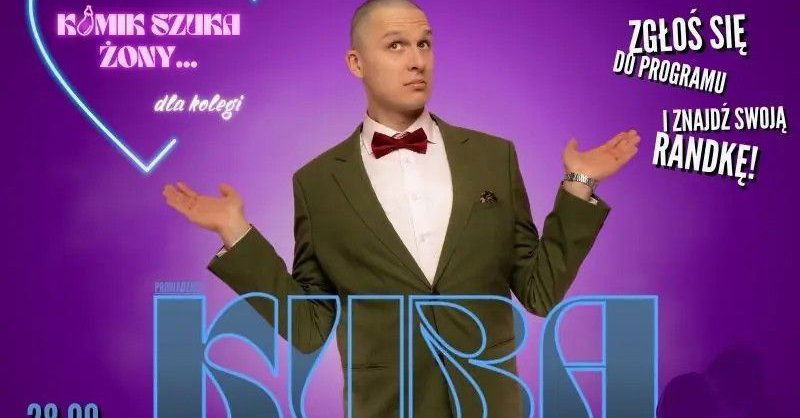 zdjęcie: Komediowo-Randkowe Show z Kubą Wu! / kupbilecik24.pl / Komediowo-Randkowe Show z Kubą Wu!