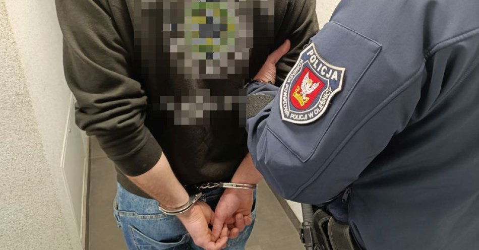 zdjęcie: Mężczyzna zatrzymany po serii włamań do wkładomatów przy cmentarzach / fot. KPP w Oleśnicy