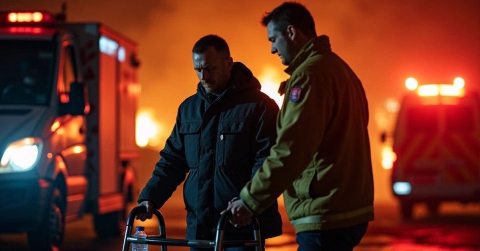 zdjęcie: Bohaterski policjant z Chorzowa potrzebuje pomocy po pożarze / TM/ przykładowa ilustracja