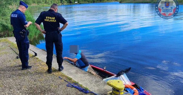 Policyjni wodniacy zatrzymali wędkarza łowiącego ryby w obrębie ochronnym