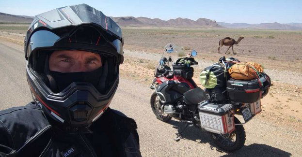 Motocyklowego bakcyla złapał w ruchu drogowym, teraz jako emeryt przemierza świat na dwóch kółkach