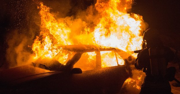 Podpalił auto, bo kierowca miał nie ustąpić mu pierwszeństwa