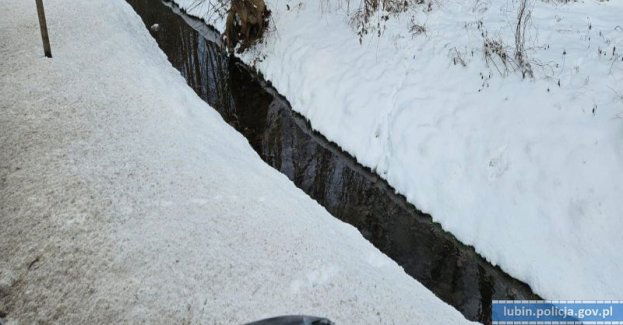 Lubińscy operacyjni uratowali mężczyznę przed wyziębieniem i utonięciem