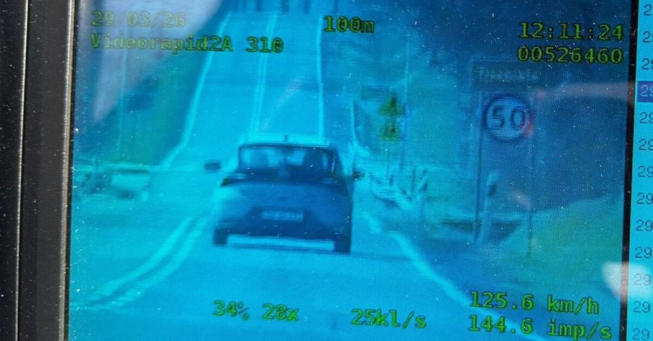 zdjęcie: Prawo jazdy zabrane za przekroczenie prędkości poza zabudową / fot. KPP w Szczecinku IMG-20260330-WA0000