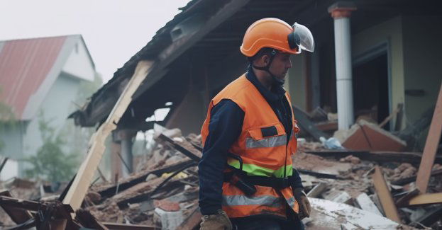 Nie żyje mężczyzna przygnieciony przez ścianę budynku w Sielsku