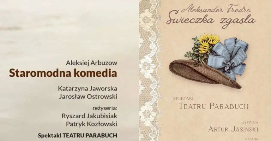 zdjęcie: Dwa spektakle jednoaktowe Teatru Parabuch / kupbilecik24.pl / Dwa spektakle jednoaktowe Teatru Parabuch