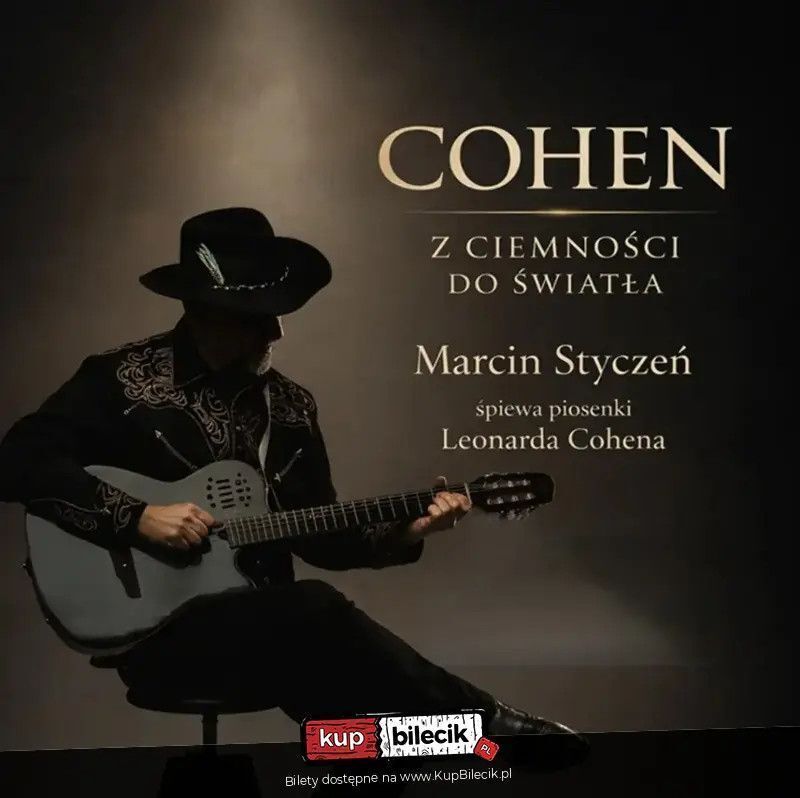 zdjęcie: Cohen. Z ciemności do światła / kupbilecik24.pl / Cohen. Z ciemności do światła