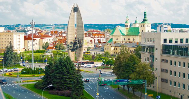 Przebudowa skrzyżowania na os. Krakowska Południe w Rzeszowie