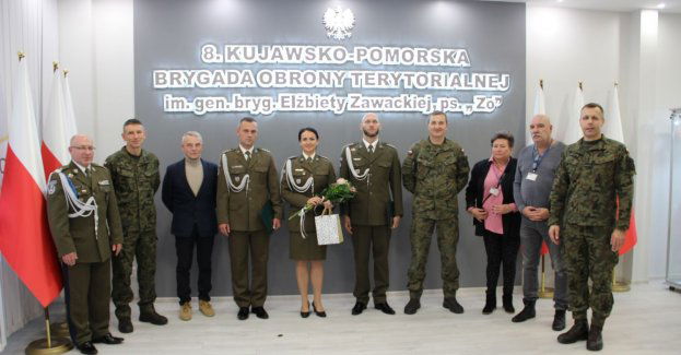 Nowo mianowany generał WOT odwiedził żołnierzy w Bydgoszczy.