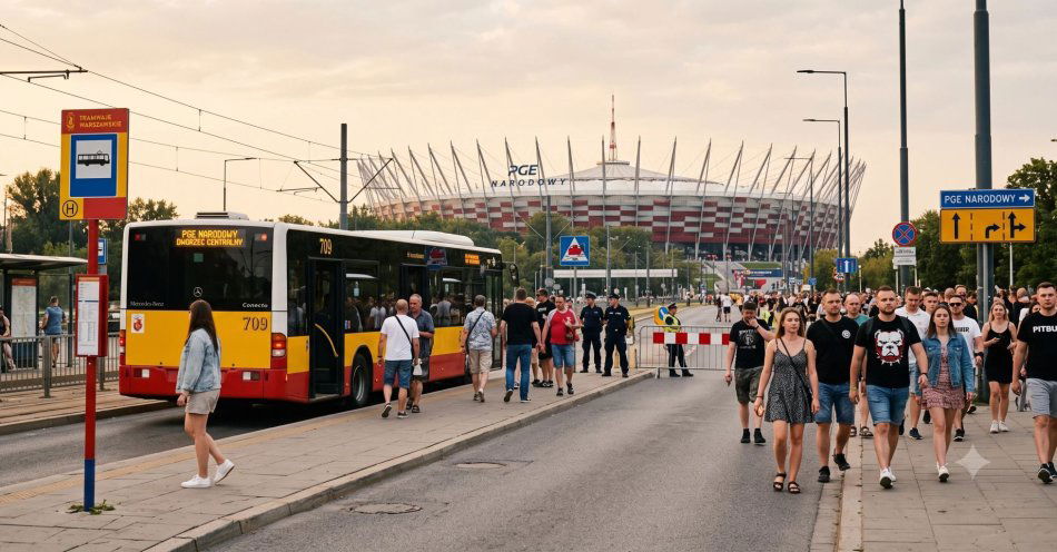 zdjęcie: Koncert Pitbulla na PGE Narodowym. Jak dojechać i wrócić ze stadionu? / ai/gem/202607201207