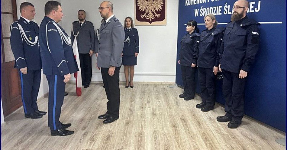 zdjęcie: Nowi policjanci zasilili szeregi Komendy w Środzie Śląskiej / fot. KPP w Środzie Śląskiej