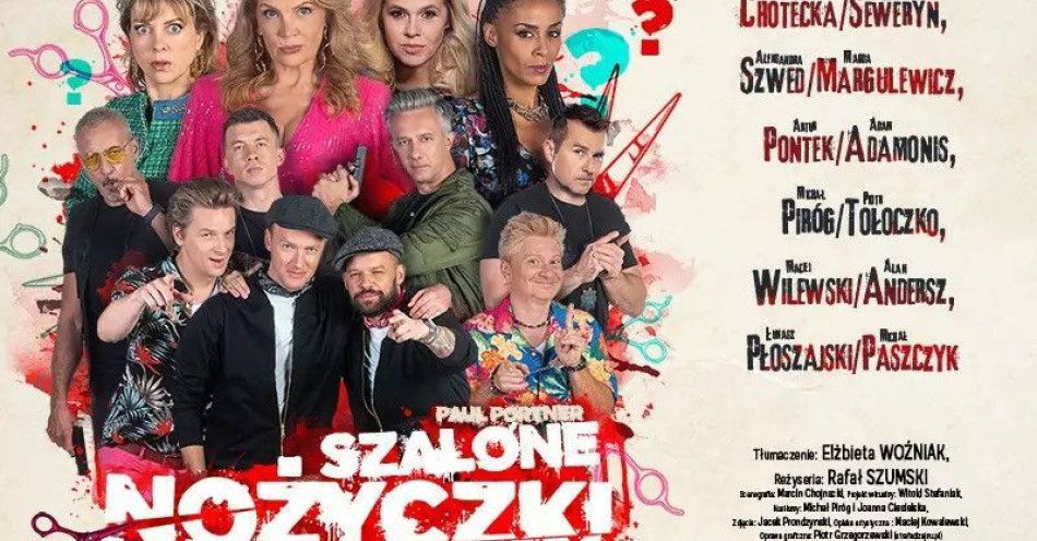 zdjęcie: Szalone nożyczki - czyli kto zabił / kupbilecik24.pl / Szalone nożyczki - czyli kto zabił