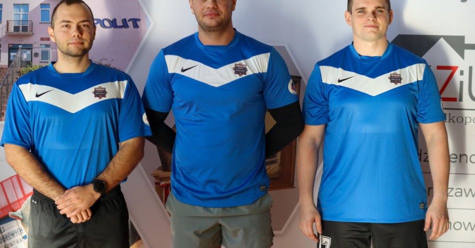 zdjęcie: Policjanci ze Środy trzecie miejsce w Turnieju Służb Mundurowych / fot. KPP Środa Wielkopolska