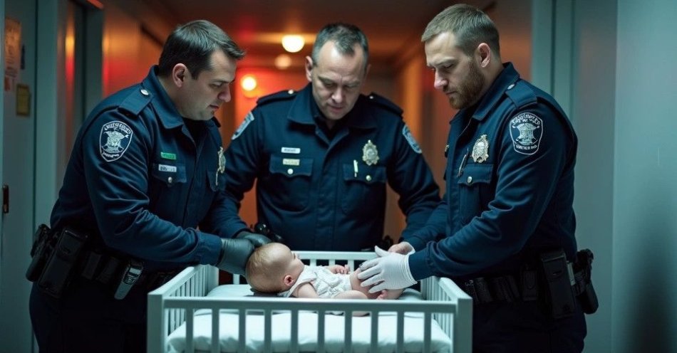 zdjęcie: Wyróżnienia dla policjantów którzy uratowali niemowlę / TM/ przykładowa ilustracja