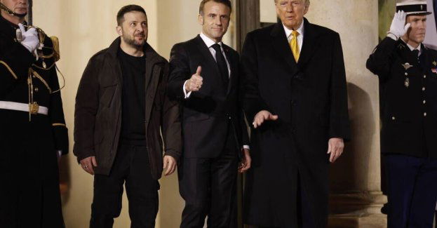 W Paryżu odbyły się trójstronne rozmowy Macrona, Trumpa i Zełenskiego