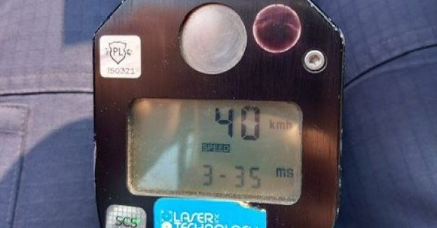 Jednośladem przekroczył prędkość