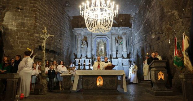 Podziemna pasterka w kopalni soli Wieliczka