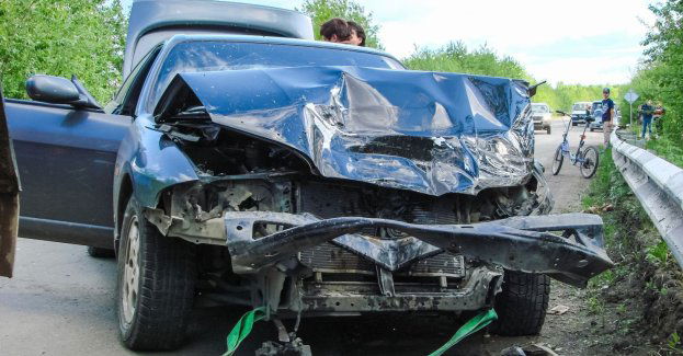 Po wypadku zablokowana dk 15 w Małej Nieszawce, 10 rannych