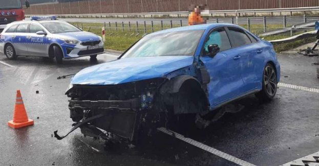 Niedostosowanie prędkości przyczyną groźnie wyglądającej kolizji