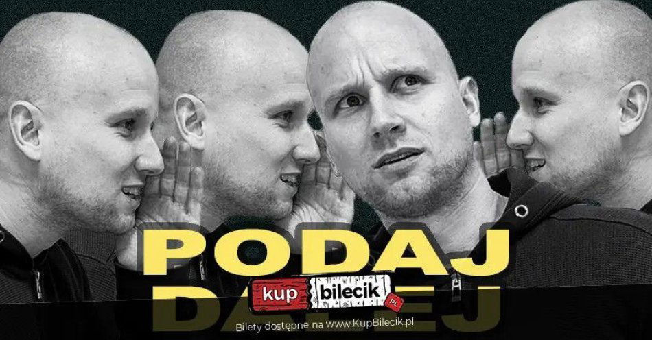 zdjęcie: Maciej Brudzewski w nowym programie Podaj dalej / kupbilecik24.pl / Maciej Brudzewski w nowym programie Podaj dalej