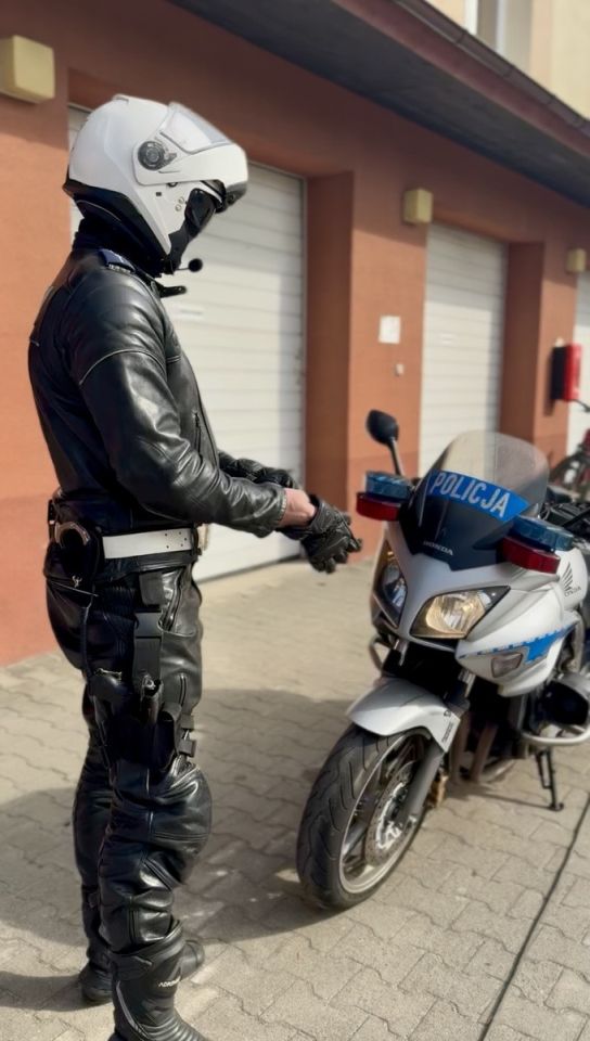zdjęcie: Sezon motocyklowy ruszył. Pucka policja apeluje o ostrożność / fot. KPP w Pucku