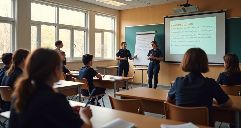 zdjęcie: Nieletni w paragrafie. Policjantka uczy młodzież w Kaliszu Pomorskim / TM/ przykładowa ilustracja