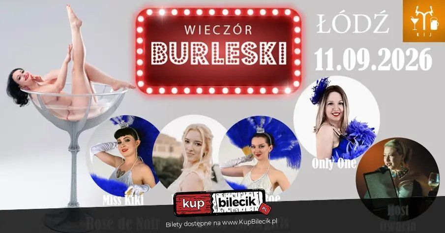 zdjęcie: Burleska by Rose de Noir w klubie KIJ / kupbilecik24.pl / Burleska by Rose de Noir w klubie KIJ