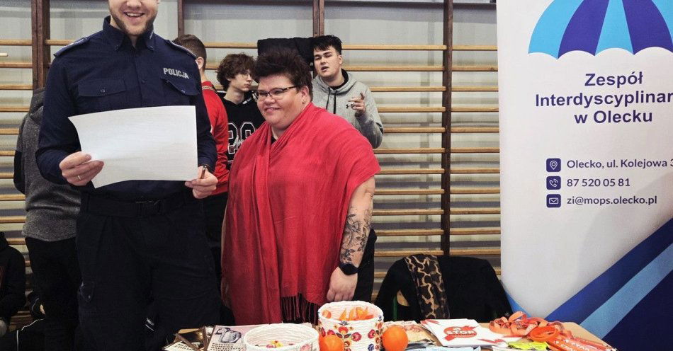 zdjęcie: Finał kampanii Dzieciństwo mocy bez przemocy w Olecku / fot. KPP w Olecku