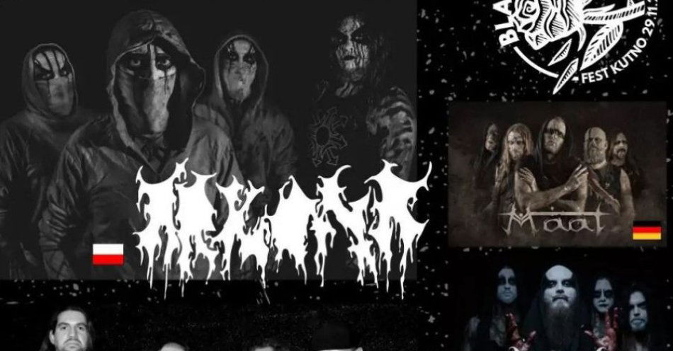 zdjęcie: Zespoły Mercyless, Maat, Arkona i Scitalis na