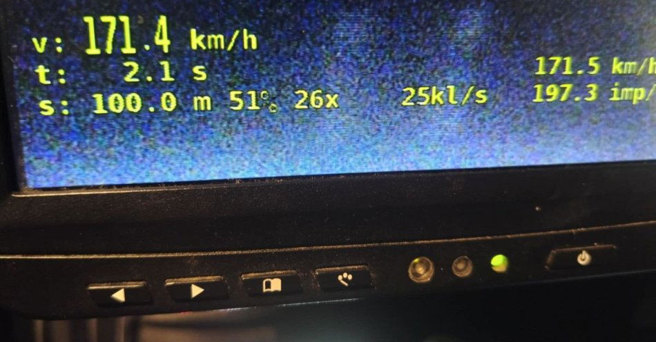 zdjęcie: Recydywa na drodze 665: 5000 zł mandatu za 171 km/h / fot. KPP Grajewo