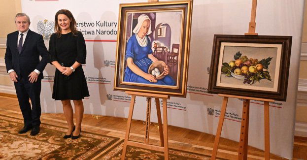 W siedzibie MKiDN zaprezentowano nowo zakupione prace Tamary Łempickiej