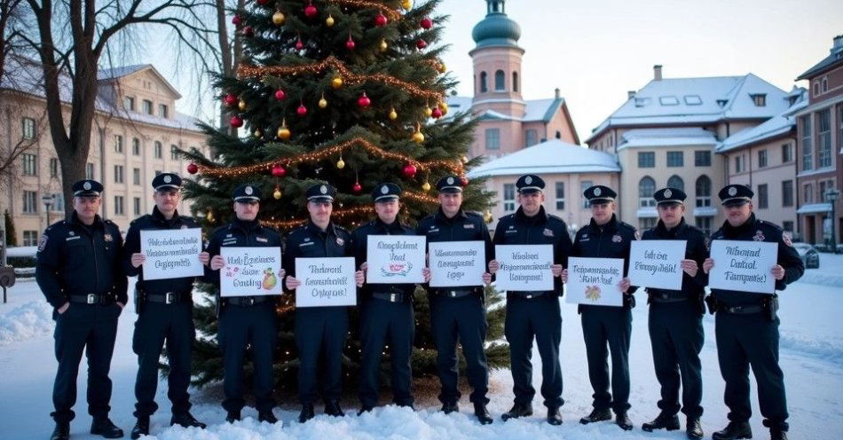zdjęcie: Mikołowska policja życzy spokojnych Świąt i szczęśliwego 2026 roku / TM/ przykładowa ilustracja