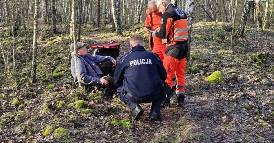 zdjęcie: Biegaczka uratowała 85 latka po całej nocy w lesie / fot. KPP w Mikołowie