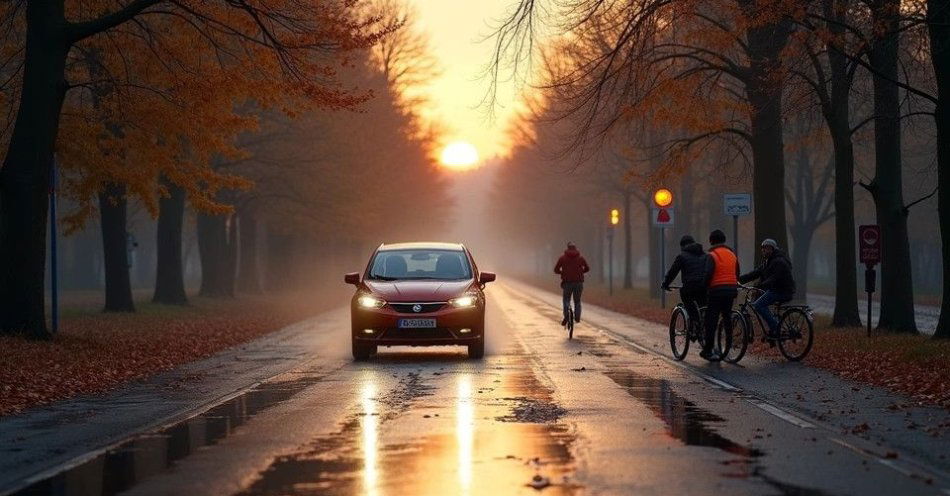 zdjęcie: Jesień na drogach Mazowsza: jak jeździć bezpiecznie / TM/ przykładowa ilustracja