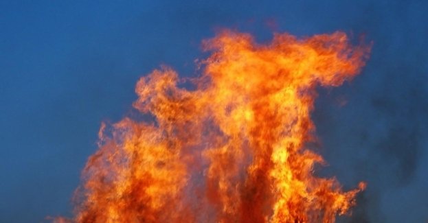 Groźny pożar plastików