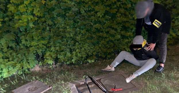 Kradł kable telekomunikacyjne pod osłoną nocy - wpadł na gorącym uczynku
