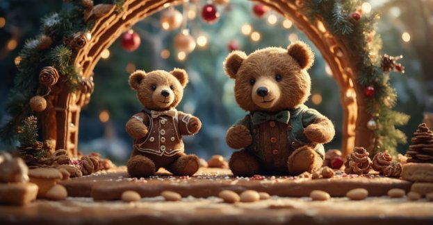 Figurki niedźwiadków bohaterami wielokulturowego miejskiego kalendarza na 2025 rok