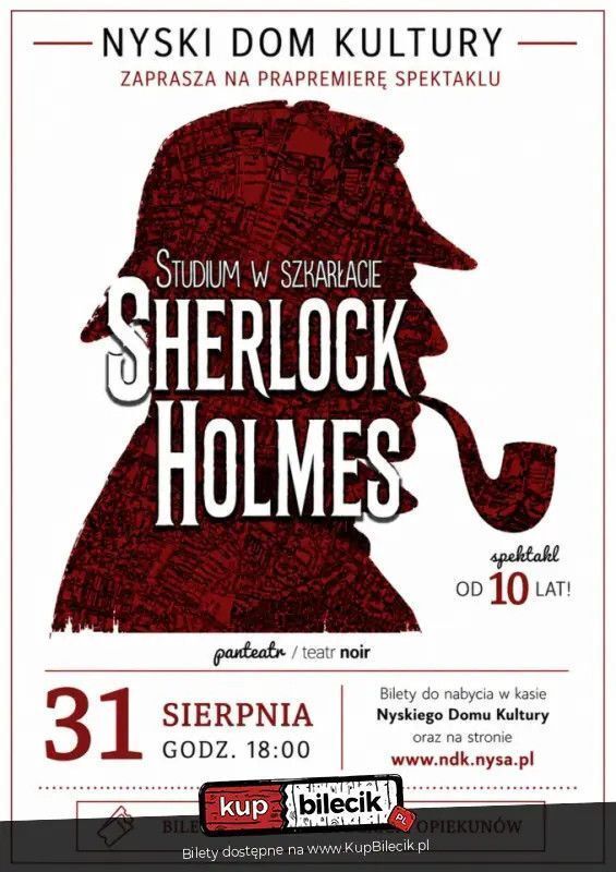zdjęcie: SHERLOCK HOLMES - spektakl dla dzieci / kupbilecik24.pl / SHERLOCK HOLMES - spektakl dla dzieci
