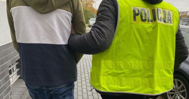 Poszukiwany w rękach kryminalnych