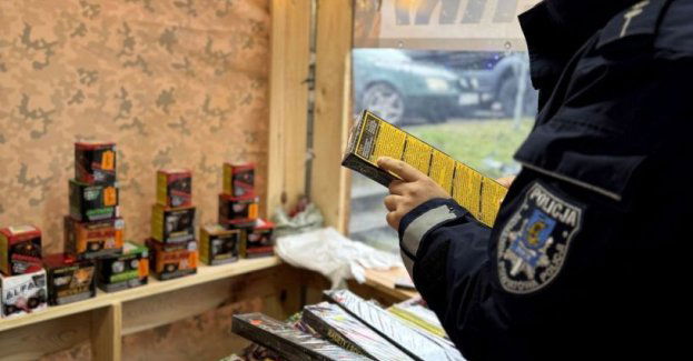 Puck: policja kontroluje sprzedaż fajerwerków przed Sylwestrem