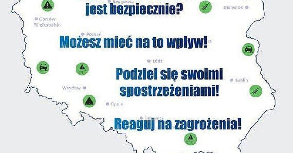 zdjęcie: Krajowa Mapa Zagrożeń jak zgłosić problem w swojej okolicy / fot. KPP Namysłów