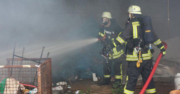 Płonął magazyn w Czerniejewie