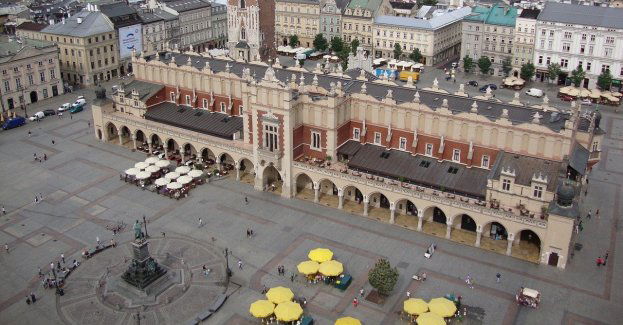 Kraków w żółtej strefie